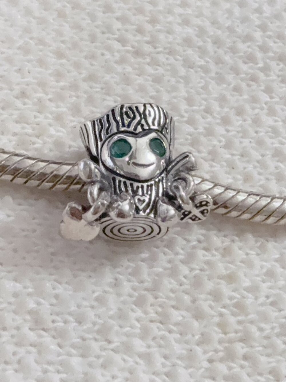 Sweet Tree Monster, Green Charm Silver Charm For Pandora Bracelet Necklace